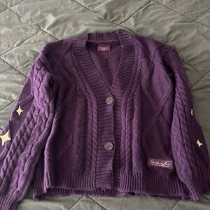 Taylor Swift Speak Now Purple Cardigan